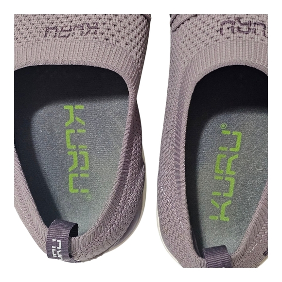 KURU Stride Sneakers Purple Textured Breathable Knit Mesh Slip On Size 11 - Picture 7 of 10